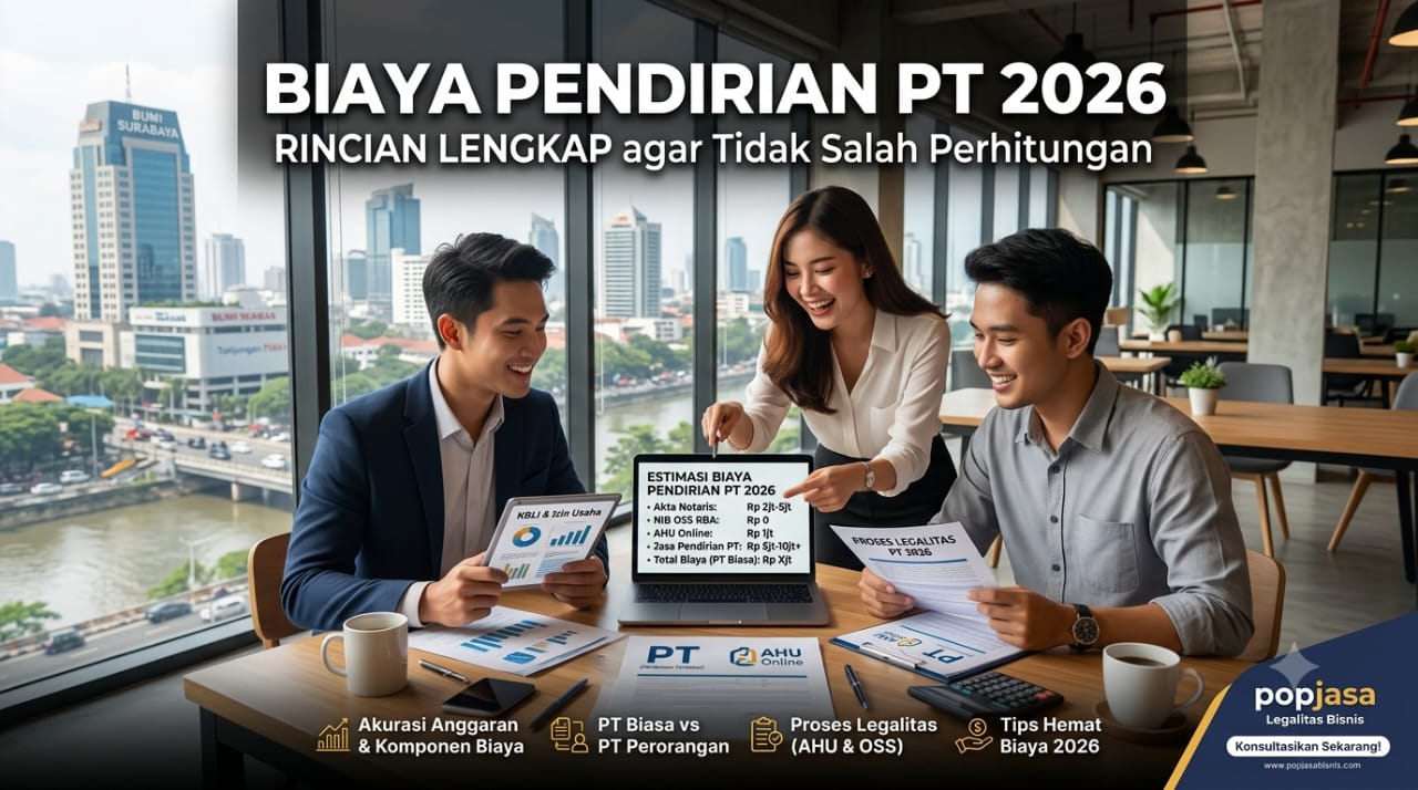 Biaya Pendirian PT 2026: Rincian Lengkap agar Tidak Salah Perhitungan