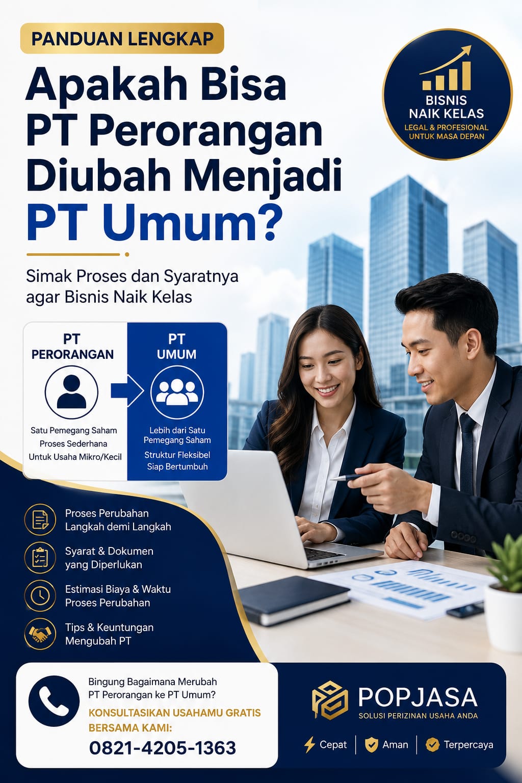 Apakah Bisa PT Perorangan Diubah Menjadi PT Umum? Simak Proses dan Syaratnya agar Bisnis Naik Kelas