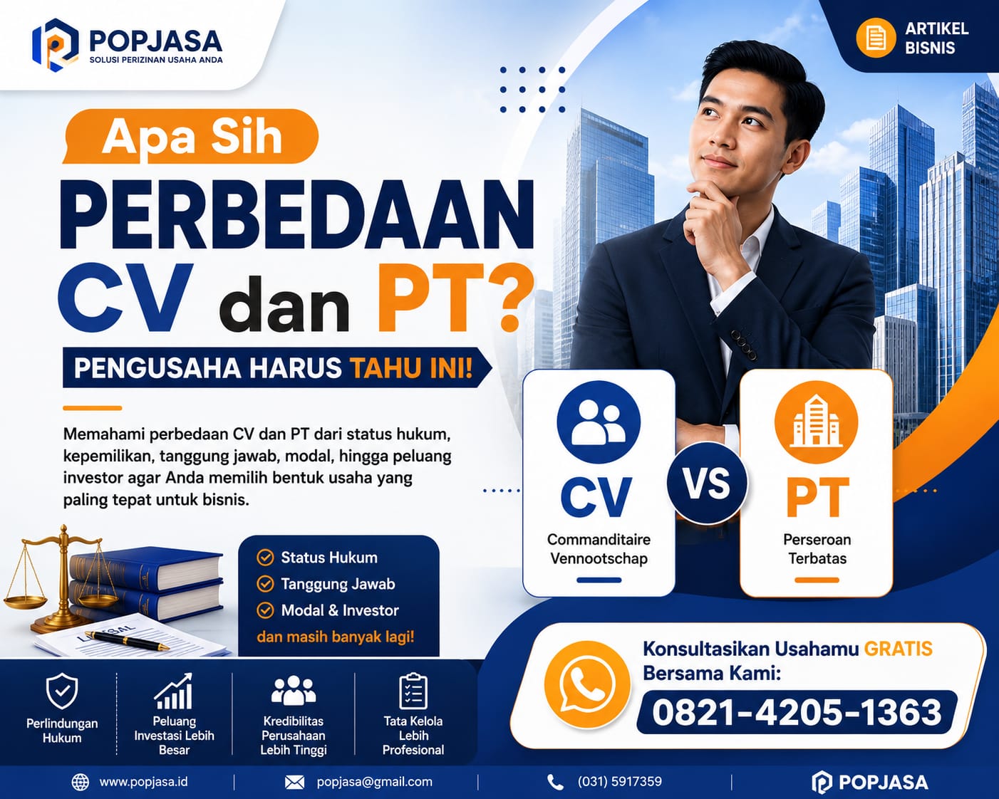 Apa Sih Perbedaan CV dan PT? Pengusaha Harus Tahu Ini!